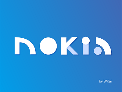 Nokia logo redesign. branding logo