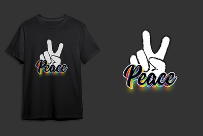 peace, tshirt design graphic design illustration photoshop typography vector