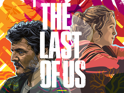 The Last of Us series - Alternative Poster adobe illustrator alternative poster design ellie illustration joel joel miller movie poster poster series poster the last of us vector zombie