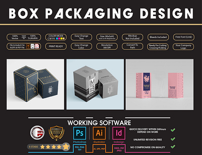 Perfume Box Packaging Design 2022 3d boxdesign boxing branding design graphic design illustration logo mock vector
