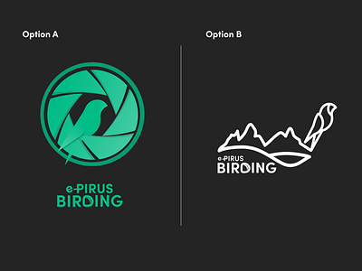 A or B ? application birding birdlogo birds birdwaching branding design epirus exploring illustration logo logos ui ux