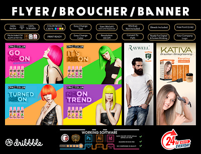 Flyer / Broucher / Banner a4letterhead broucher creative design flyer graphic design logo panaflex poster vector