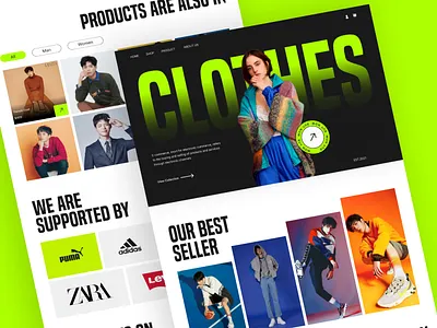 BuzzBazaar - Fashion Website Design boldtypography branding creativestudio design designagency designstudio ecommercewebsite fashion fashionwebsite graphic design landingpage motion graphics ui uidesign uiux ux uxdesign webdesign website