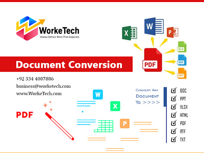 Document Conversion document conversion worketech