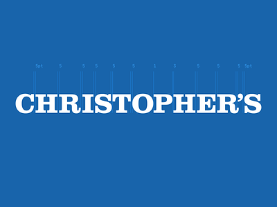 Christopher's Coffee – Wordmarks branding brandmark graphic design logo logotype vector wordmark