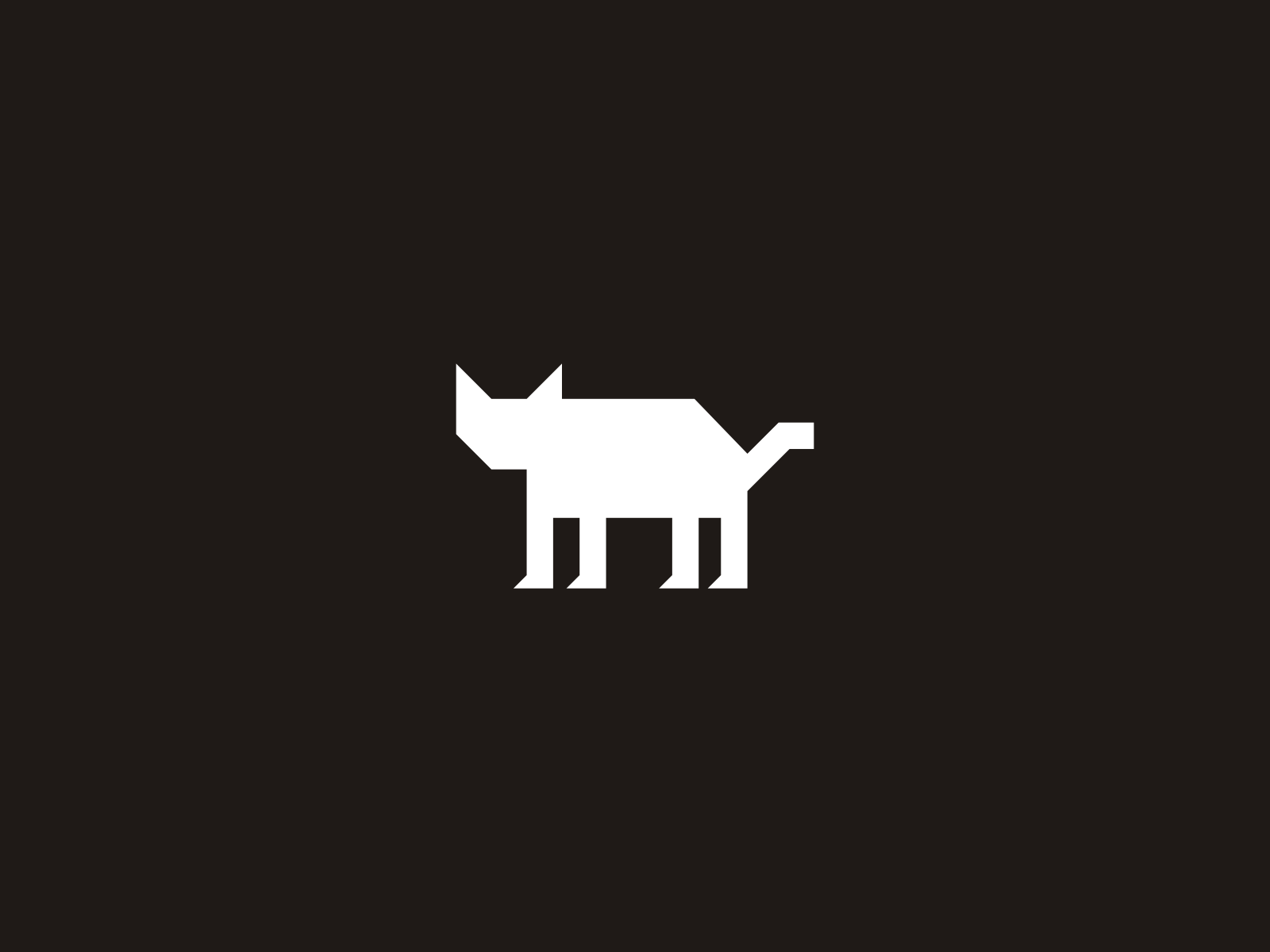 minimal cat by Michał Pieczyński on Dribbble