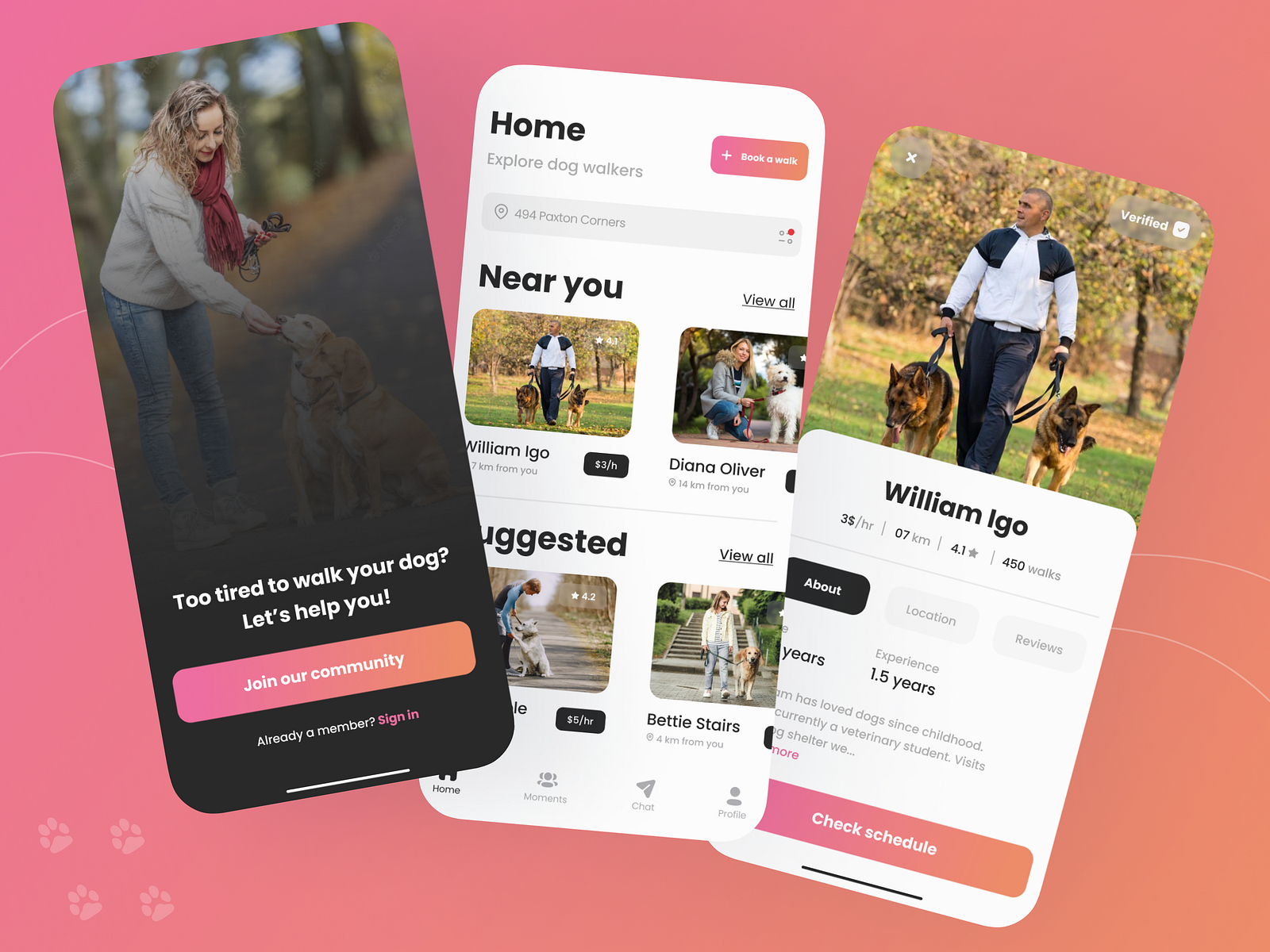 Dog Walking App By PeppyOcean On Dribbble dog-walking-app-by-peppyocean-on-dribbble