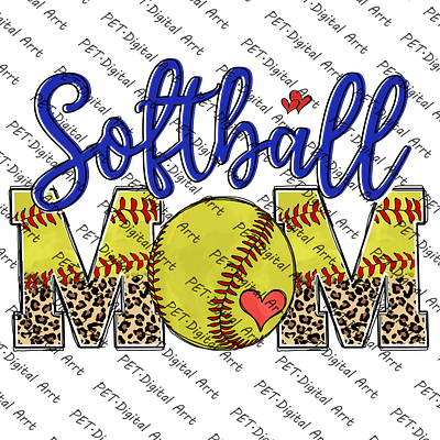 Softball Sport Mom design graphic design illustration mom softball softmom softmom sport mom sport