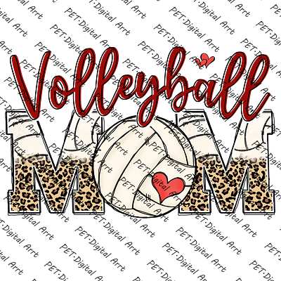 Volleyball Sport Mom design graphic design illustration mom sport volleyball volleyball sport mom