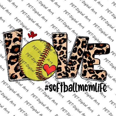 Softball Mom Life design graphic design illustration mom soft softball softball mom life sport