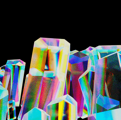 Crystals 3d cinema4d crystal experiment quartz redshift render