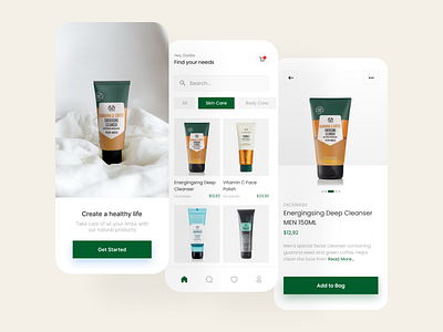 Cosmetics Store apps branding design graphic design illustration logo mobile udacoding ui web