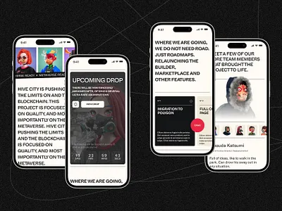 NFT Landing Page ai bitcoin blockchain crypto crypto art design landing page minimal modern nft nft art tm22b ui uiux web web design web3 website