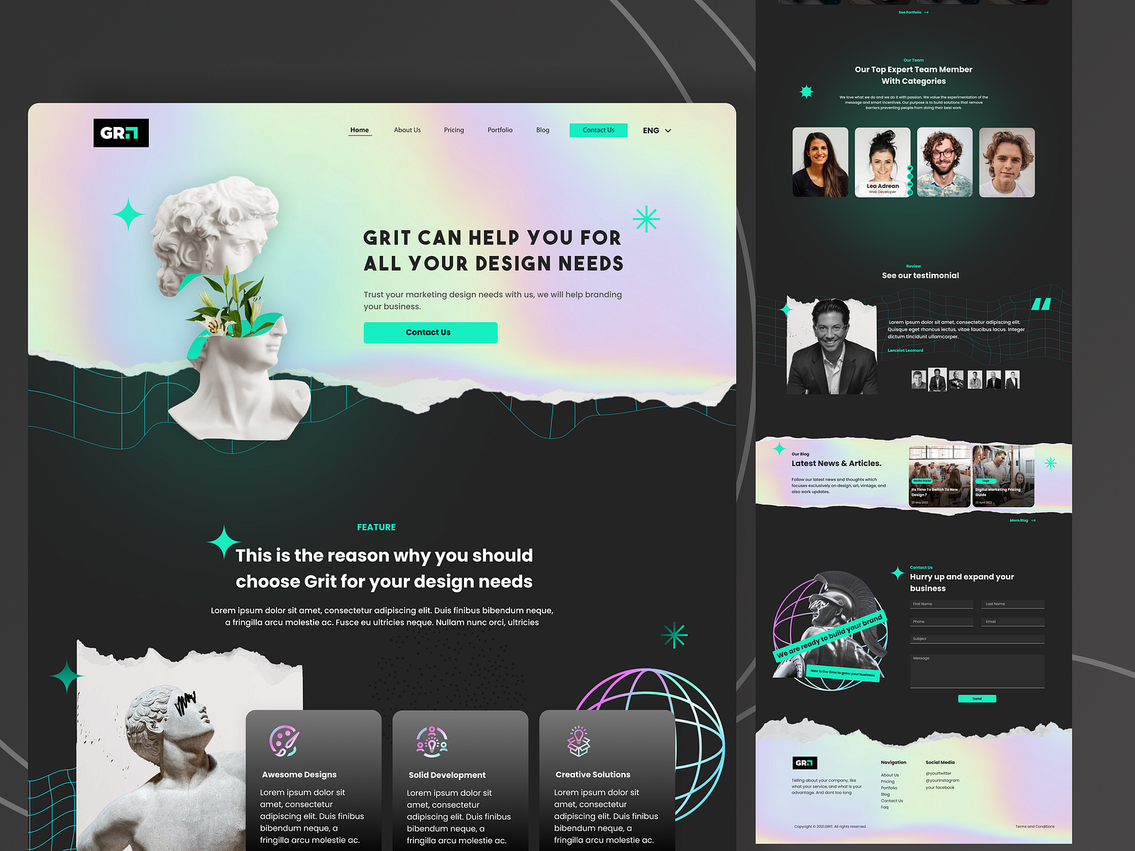 grit-website-design-by-risqi-aditia-on-dribbble