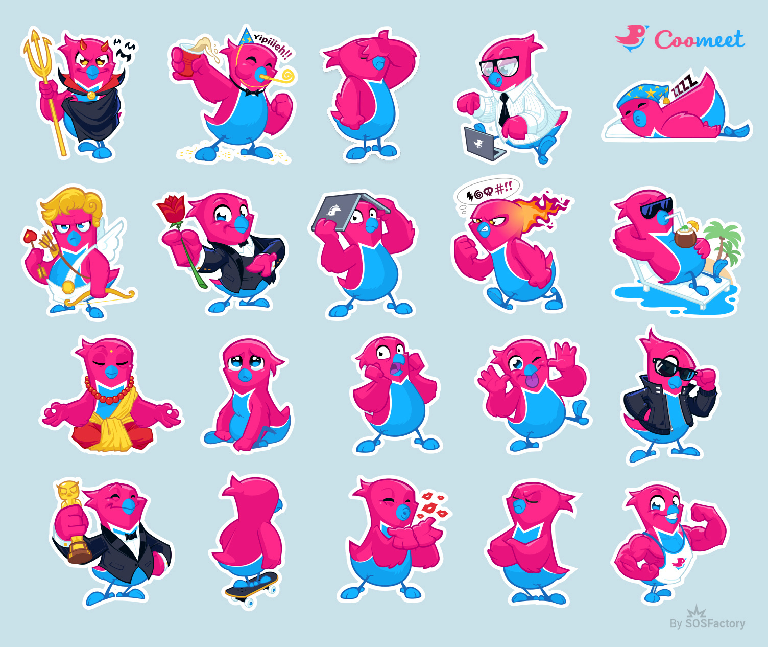 Pepe Coomeet Mascot bird cartoo cartoon logo corporate mascot illustrative logo mascot mascot character mascot design mascot logo