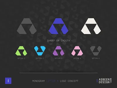 Letter A Monogram Concept a a logo letter abstract brand branding clean design logo minimalist