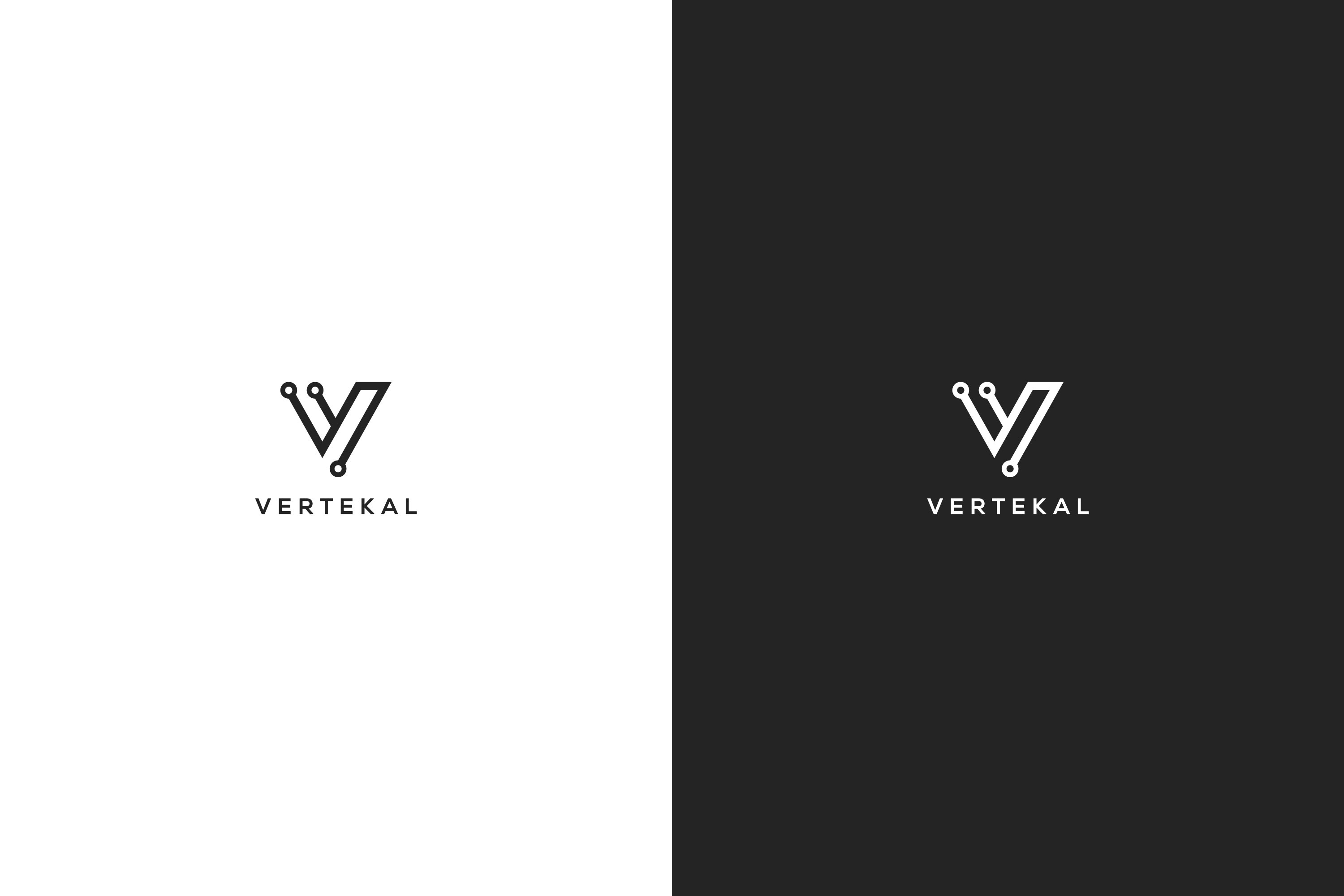 Vertekal logo branding by Tarikul Islam on Dribbble