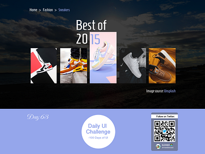 Day 63 Task: Design a Best of 2015 Screen. #DailyUI best of 2015 dailyui design figma illustration inspiration ui