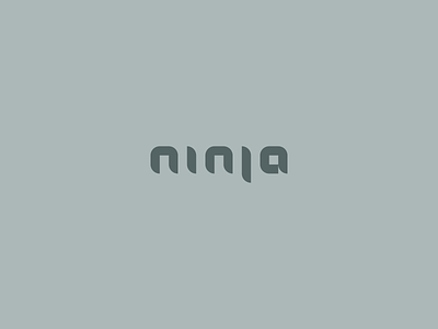 ninja design logotype minimal minimalist ninja simple simplicity