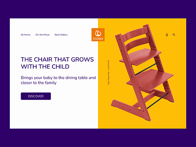 Landing page for kids product design landing page uxui design webdesign