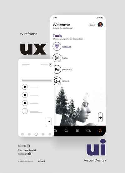 wireframe/design graphic design ui uiux