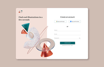 Effortless Access: Introducing Our New Login Page for a Smoother accessibility css design system frontend development htm illustrations javascript log in page prototyping ui userflow userinterface ux design web design wireframing