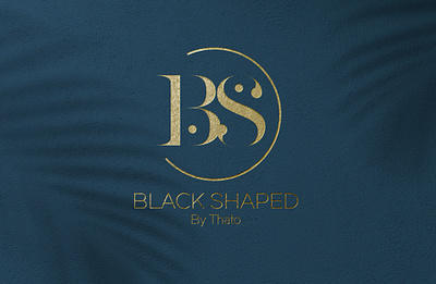 Black Shaped By Thato | Logo design adobe adobephotoshop branding design gold graphic design graphic designer illustration logo logodesign moder vector