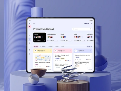 Product Work Board Design Concept 3d 3d presentation creative design dashboard design design concept foldable graphic design interface management manager product manager project manager task management ui user experience user experience design user interface ux workboard