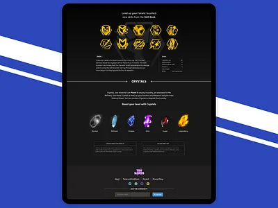 TRYHARDS / UI elements edgy design game web design nft nft game ui ui design ui elements web design