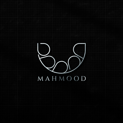 Mahmood Arabic Logo Caligraphy (شعار عربي محمود) arabic art arabic calligraphy arabic lettering arabic logo arabic logos arabic logotype arabic typography islamic art islamic logo logo arabic تايبوجرافي تصميم خط خطاط شعار شعارات كاليجرافي لوجو مصمم