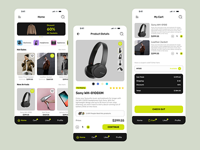 E-Commerce Mobile App app buy case study colorful creative design e commerce mobile product shop shopping typography ui uiux user user interface ux