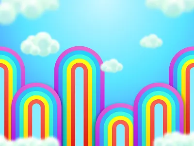 Rainbow Background awesome design graphic design minimal vector