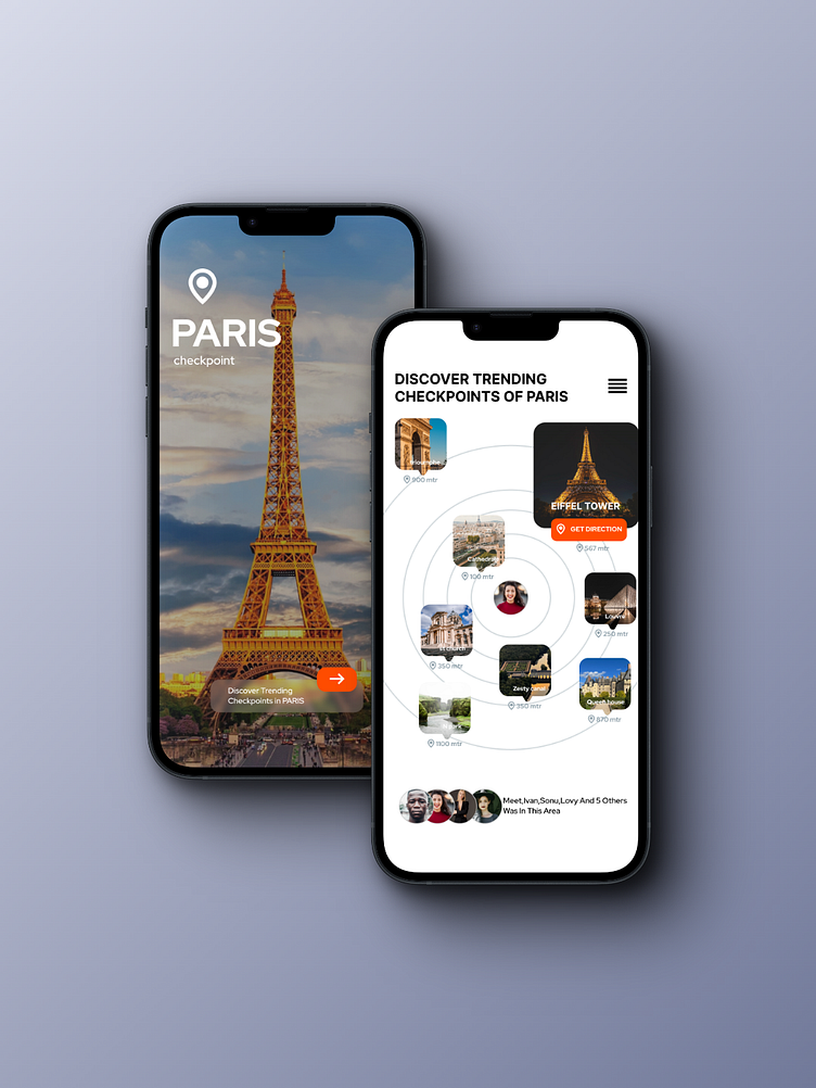 Social Travel App by Vaishnavi on Dribbble