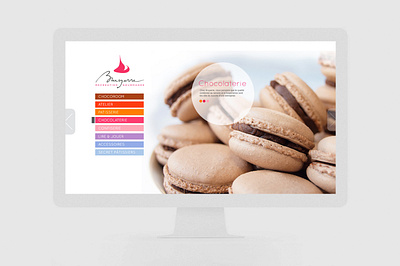 Bruyerre. Belgian Chocolatier Website. food graphic design responsive ui website