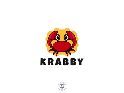 Krabby logo apparel crab mascot sea