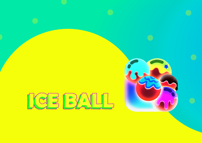 ICE BALL app design graphic design illustration logo vector