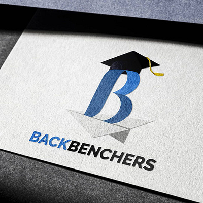 Backbenchers Logo | EdTech Logo branding edtech logo graphic design logo logo design