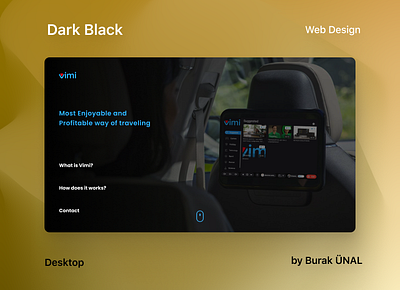 Dark Black - Web Design design illustration ui ux web design website