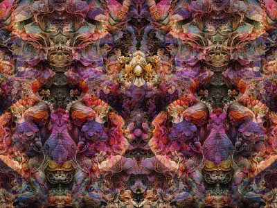 Synaesutra 3d animation art branding collage color design dribbble graphic design illustration logo motion graphics multiverse neon packaging pattern print symmetry textile design ui