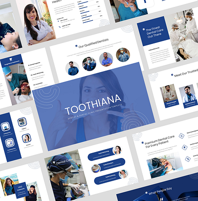 Toothiana - Dentist & Dental Clinic Google Slides Template patient