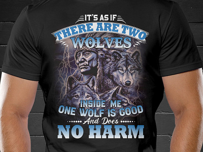 Native American T-shirt Design - Native Wolf T-shirt american cherokee first nations indigenous native native american t shirt native american t shirt design native american tshirt native american tshirt design native warrior native wolf t shirt old american tshirt design warrior western wolf wolf realstic t shirt wolf t shirt design wolf tshirt wolf tshirt design