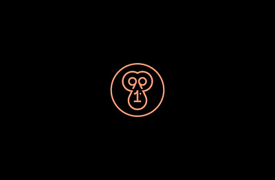 Ninetynine&One Branding animal branding flat graphic design logo monkey vector