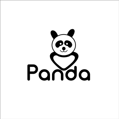 Panda logo abstract logo animal logo app attractive logo barnding black and white logo branding colorful logo design graphic design illustration iluustrator logo panda logo photoshop startup logo vector