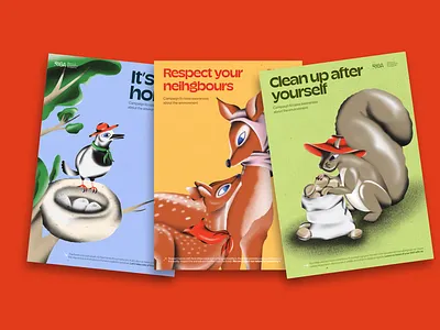 Environmental Illustrated Campaign campaign design art digital illustration illustration illustration design illustration digital photoshop poster procreate