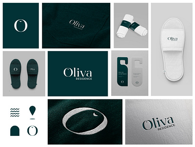 Oliva / Olivia Residence brand design branding designer graphic design hotel identity logo logo design logo designer merch olive olives residence resort seaside symbol symbol design ui vacation website