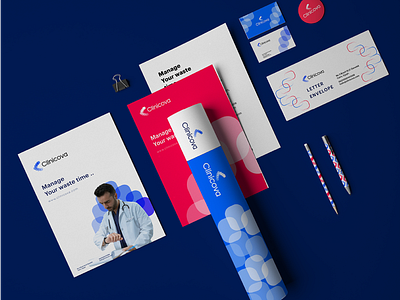 Clinicova Brand app assistant blue branding clinic colors design doctors graphic design healthcare help identity illustration logo medical medical app