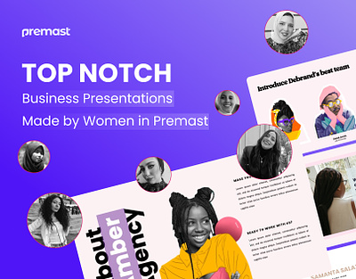 10 Top Notch Business Presentations Designed by Women of Premast business creative design illustration infographic powerpoint powerpoint template presentation