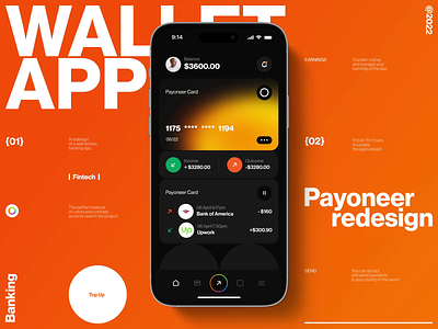 Redesign concept for a Payoneer FinTech platform | Lazarev. adaptation animation app application banking card concept crypto wallet design digital experience interactive mobile motion graphics payoneer platform ui ux wallet withdraw