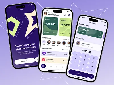 Finance Mobile App app bank banking app design finance graphic design mobile app ui ux