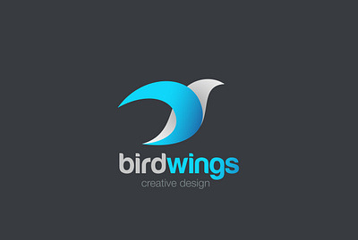 Flying Bird Logo Icon alvi brand branding design graphic design logo logodesign